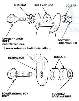 Front Seat Belt Buckle - 4-door