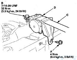 7. Install the seat belt and the buckles in the reverse