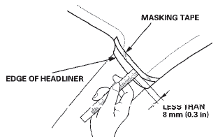 This illustration shows the A-pillar.