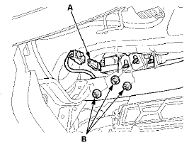 4. Remove t h e dashboard side l id (see step 6 o n page