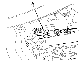 3. Reinstall the dashboard side lid (see step 6 on page