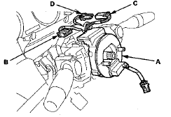 5. Install the upper and lower column covers (see page