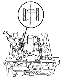 7. Remove the valve seal.