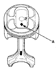 4. Position the piston in the cylinder, and tap it in using