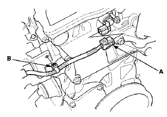 7. Remove the VTC oil control solenoid valve (see page