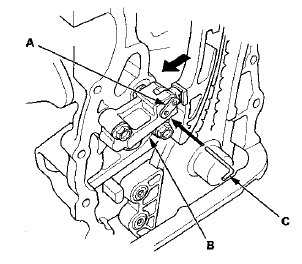 16. Remove the auto-tensioner.