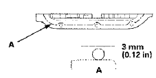 19. Install the spacer (A), then install the new O-ring (B)