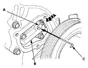 4. Remove the auto-tensioner.