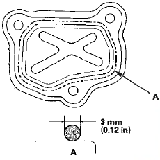 6. Install the chain case cover.