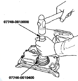 4. Measure the distance between the chain case surface