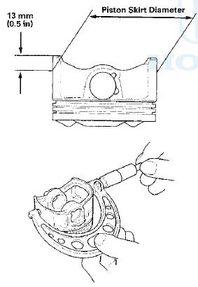 4. Measure the wear and taper in direction X and Y at