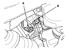 2. Check for continuity between the oil pressure switch