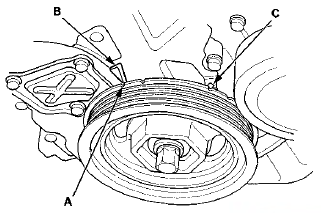 2. Remove the oil pan (see page 7-11).