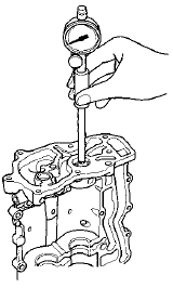 6. Measure the diameters of the No. 1 journal on the