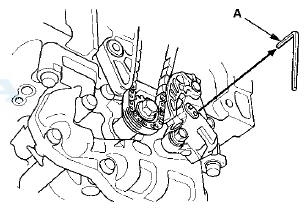 10. Install the cam chain: