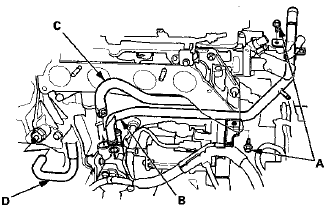 10. Remove the connecting pipe and disconnect the