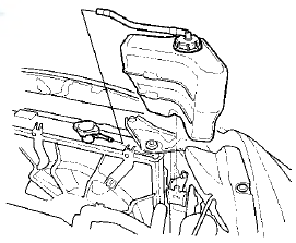 6. Disconnect the fan motor connectors (A), then