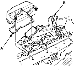 6. install the front grille cover: