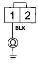 Wire side of female terminals