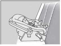 • Positioning a rear-facing child seat