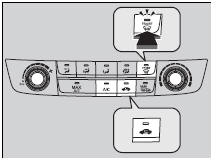 Pressing the button turns the