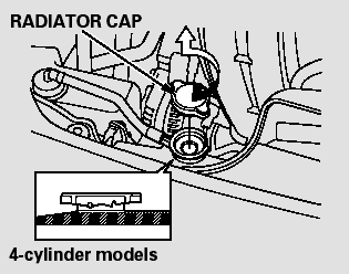 4. The coolant level should be up to