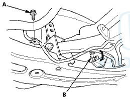 34. Attach the subframe adapter (VSB02C000016) to the