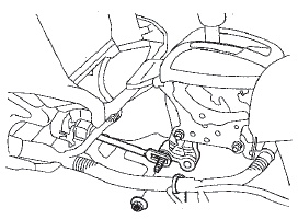 4. Unlock the retainer (A).