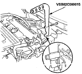 14. Install the engine support hanger (AAR-T1256), then