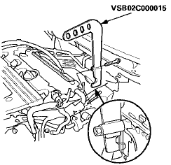 15. Install the engine support hanger (AAR-T1256), then