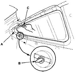 7. Scrape smooth the old adhesive with a knife until