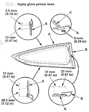 14. Carefully apply a light coat of body primer to any