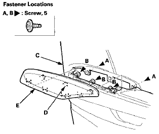 Ornament panel removal