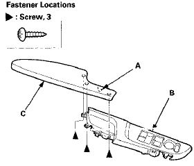 16. Install the door panel in the reverse order of removal,