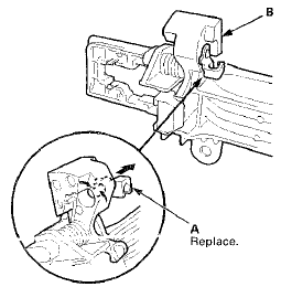 11. Install the handle in the reverse order of removal, and