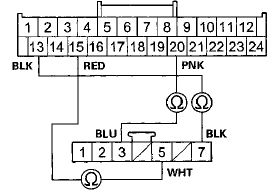 RECIRCULATION CONTROL MOTOR 7P CONNECTOR