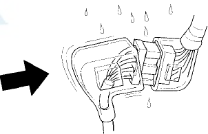 • Before connecting connectors, make sure the