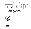 Wire side of female terminals