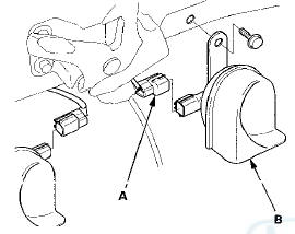 3. Test the horn by momentarily connecting L _.tte.\