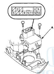 3. Check for continuity between the terminals in each