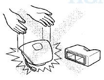 • Before disconnecting the SRS unit connectors, always