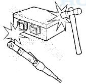 • After a collision where the front airbags, the side