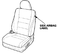 • Clean the seats with a damp cloth. Do not soak the