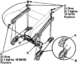 2. Connect the front passenger's weight sensor