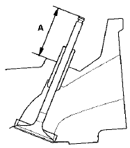 9. If valve stem installed height is beyond the service